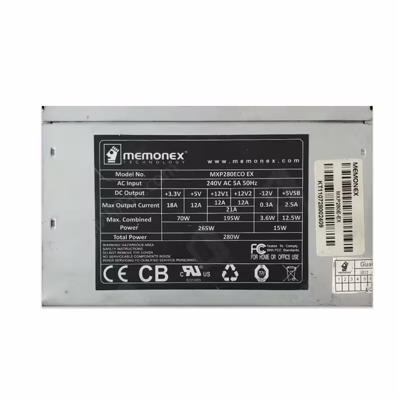 پاور ممونکس 280 وات مدل Memonex MXP280GCO-EX 280W (استوک)