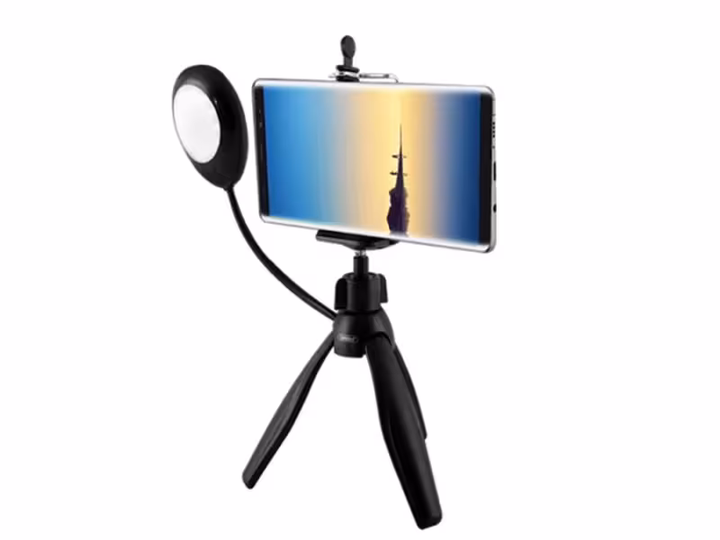 پایه دوربین با رینگ لایت EARLDOM ZP15