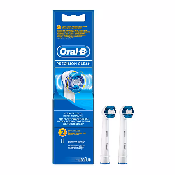 سری مسواک برقی Oral-B مدل Precision Clean بسته 2 عددی