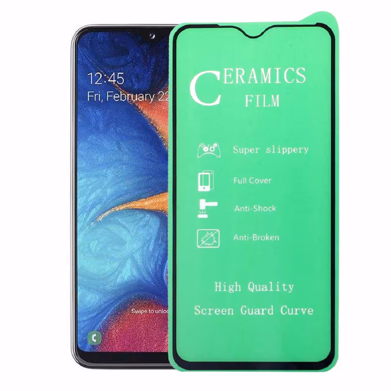محافظ صفحه نمایش شیشه ای سرامیکی مناسب برای SAMSUNG A20/A30/A30s/A50/A50s/M30s/M31