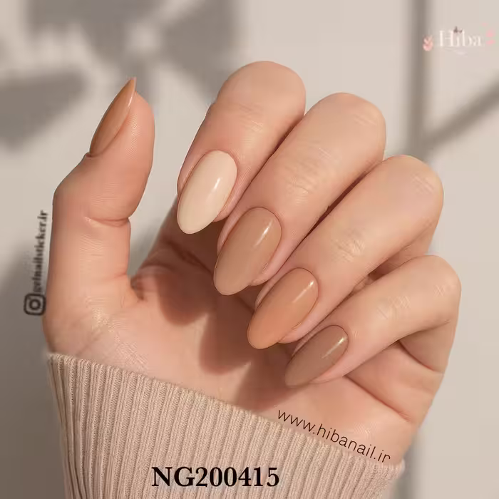 استیکر ژله ای کاشت ناخن (نیل رپ)_کد NG200415