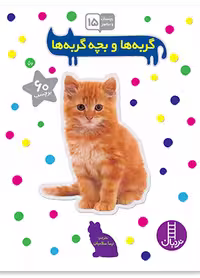 گربه ها و بچه گربه ها (بچسبان و بیاموز 15)