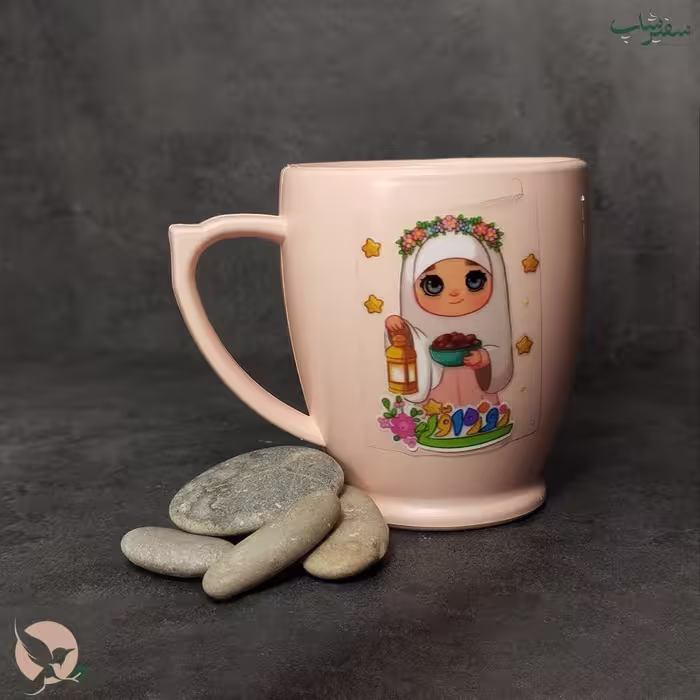 مینی ماگ دخترانه صورتی