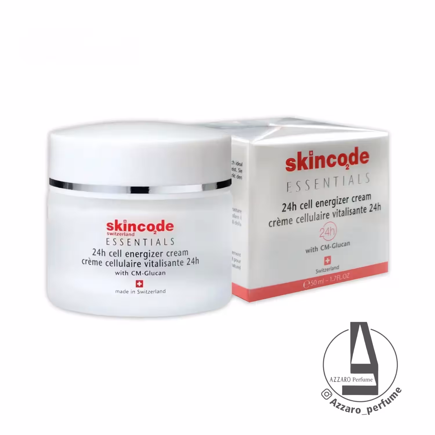 کرم آبرسان و انرژی زا 24 ساعته اسکین کد Skincode حجم 50 میلی لیتر