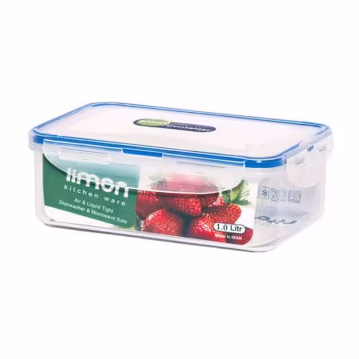 ظرف فریزری مستطیل لیمون کد 02