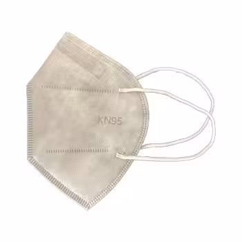ماسک 5 لایه استاندارد KN95 (بسته 10 تایی خاکستری روشن)