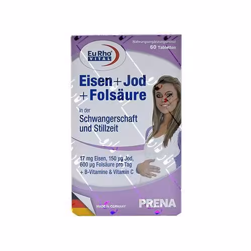 قرص ایزن ید فولیک اسید یوروویتال