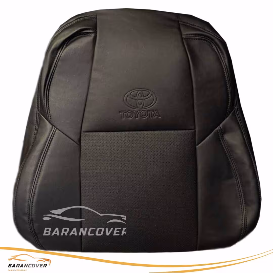 روکش صندلی تویوتا فورچونر 2024 تمام چرم رنگ مشکی