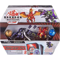 اسباب بازی باکوگان مدل Bakugan Baku-Gear 4-Pack, Trox Ultra with Baku کد 6054416 برند اسپین مستر