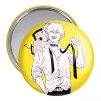 آینه جیبی خندالو مدل دنجی انیمه مرد اره ای Chainsaw Man کد 17994