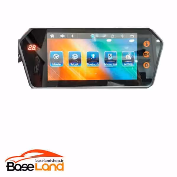 مانیتور آینه ای 7 اینچ تمام لمسی