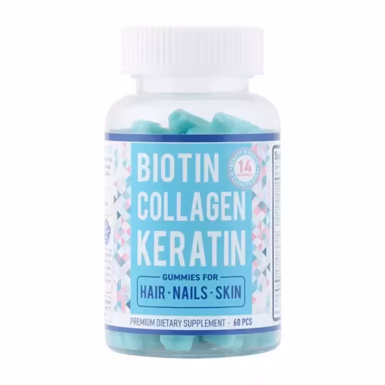 پاستیل بیوتین کلاژن کراتین