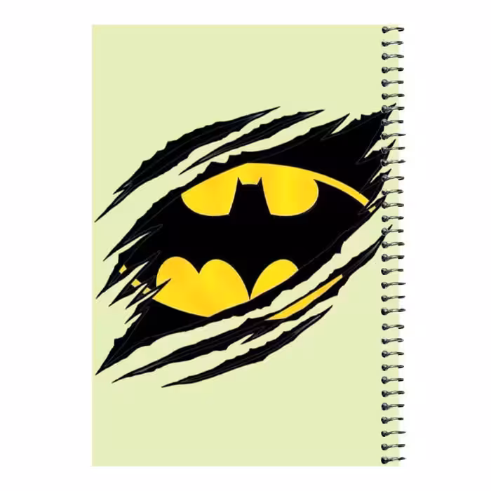 دفتر مشق 80 برگ اس جی مدل بتمن کد 6