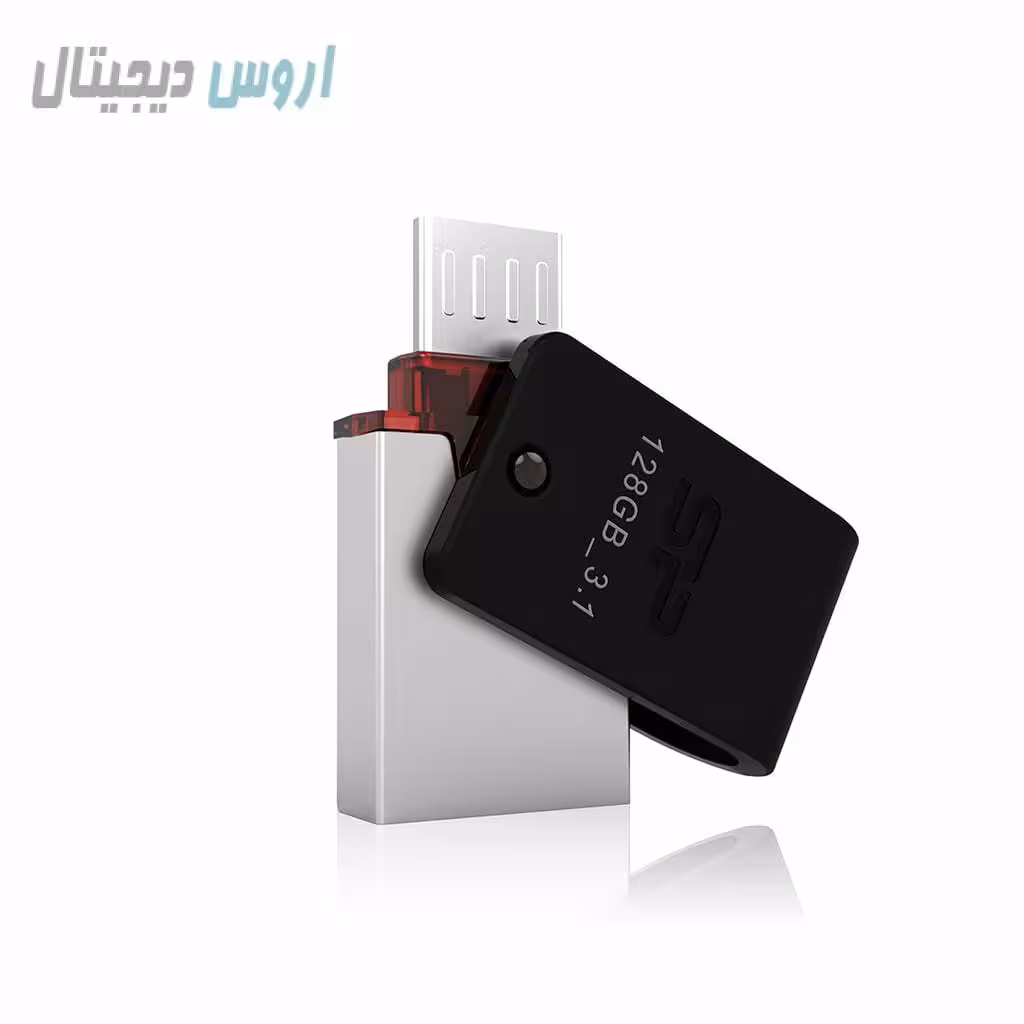 فلش 32 گیگ سیلیکون پاور OTG و USB مدل X31 USB 3.1