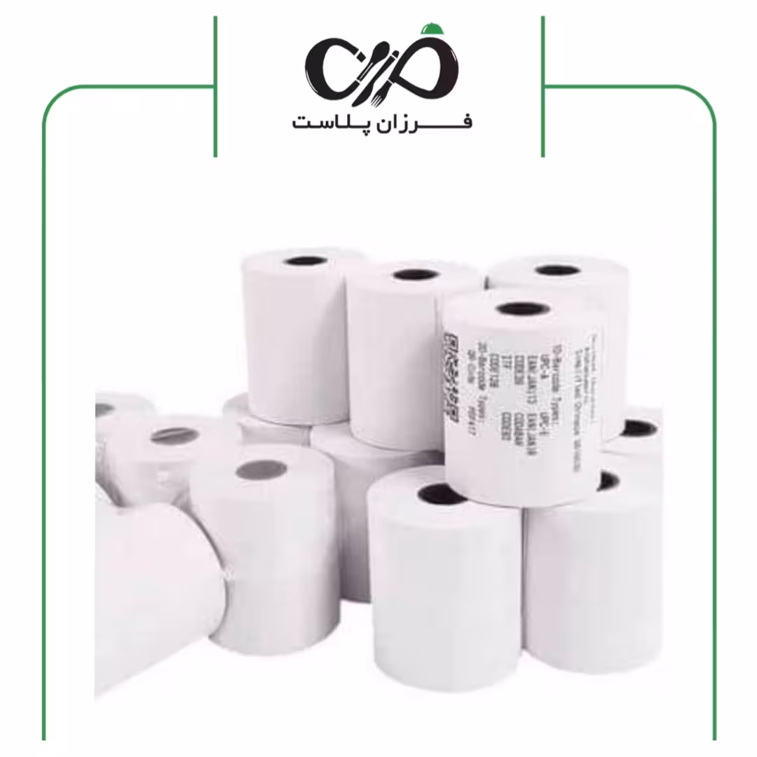 رول کاغذ حرارتی 60 متری (60حلقه ای)
