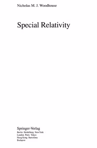 خرید و دانلود نسخه کامل کتاب Special relativity