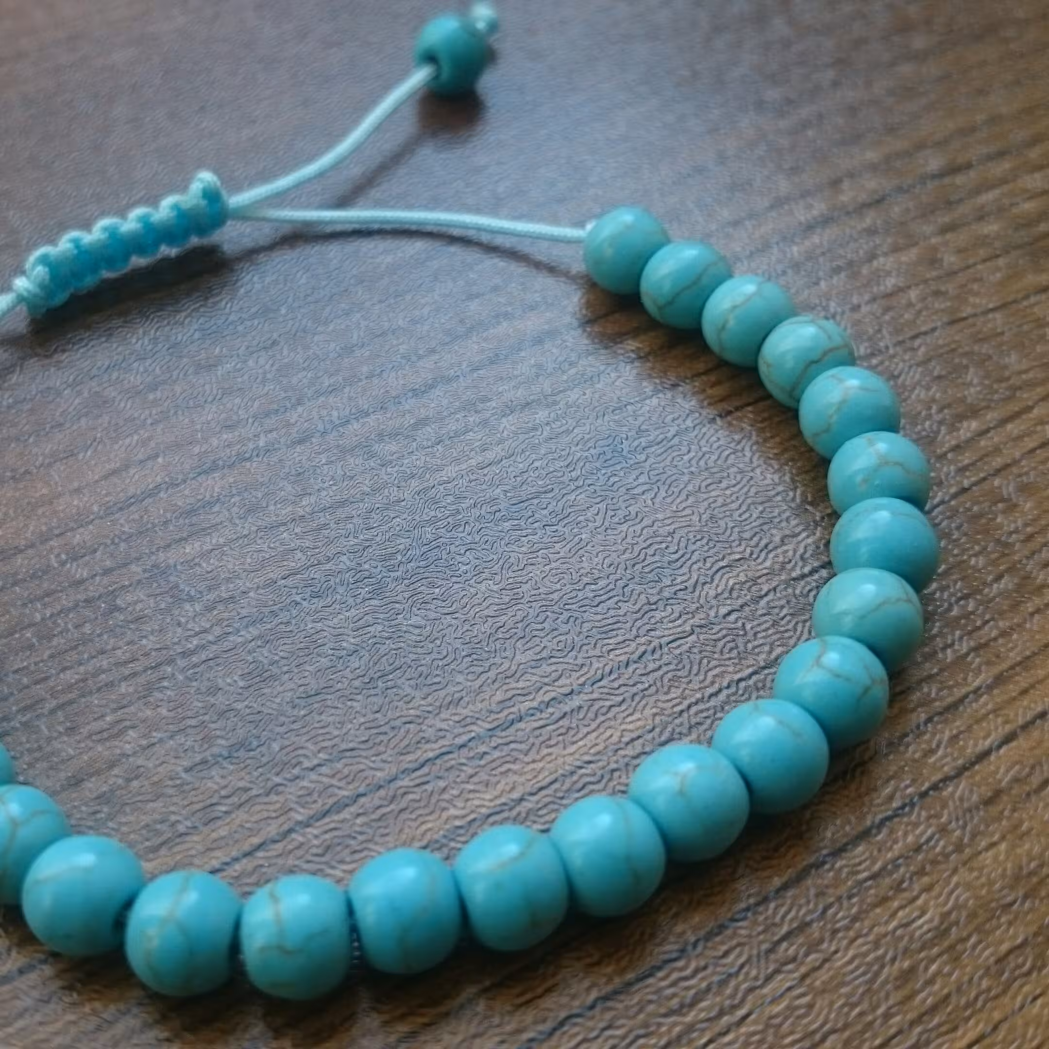 دستبند سنگی فیروزه ای