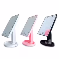 آینه رینگ لایت دار رو میزی لمسی