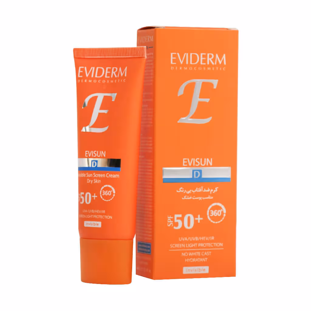 کرم ضد آفتاب پوست خشک SPF50 اویدرم 40 میلی لیتر