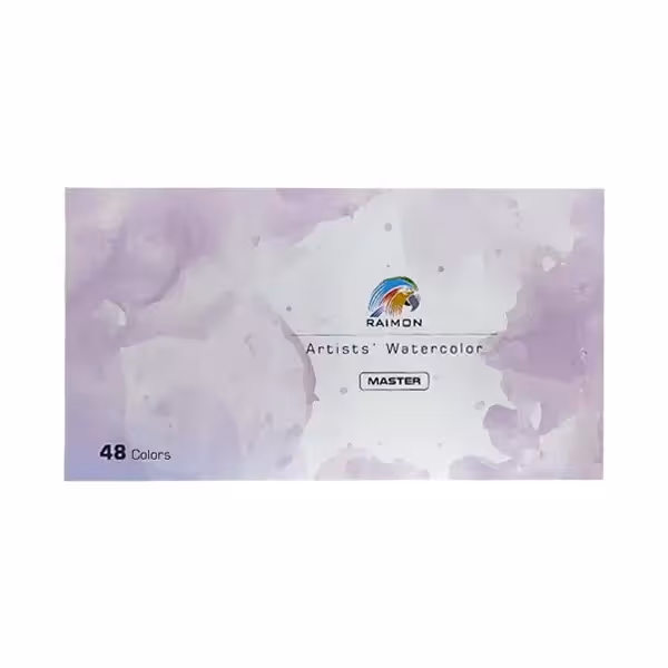 آبرنگ 48 رنگ رایمون مدل مستر
