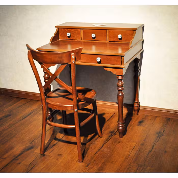 میز تحریر و صندلی رایکا مدل پنج کشو HEDI-67S