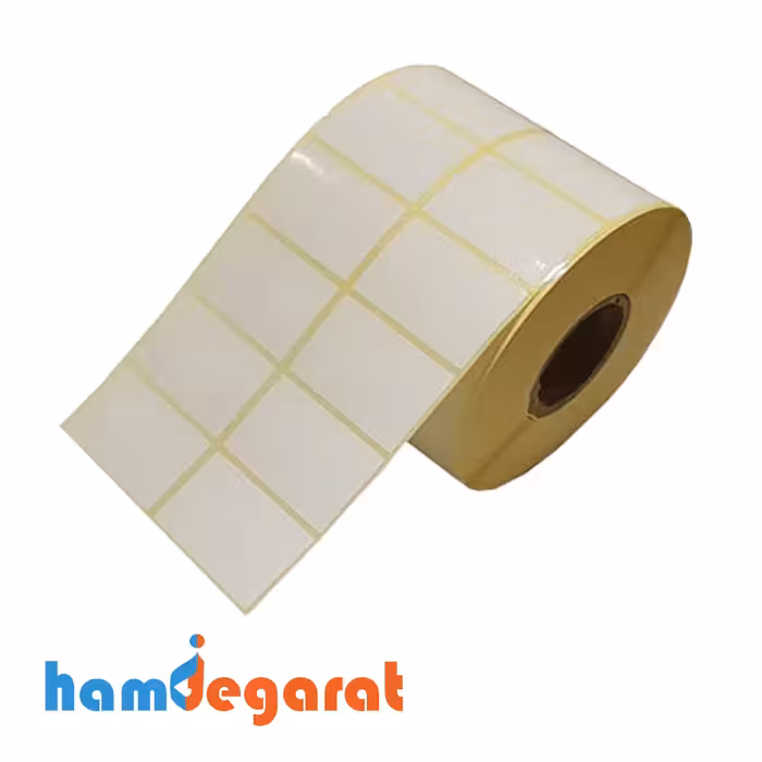 لیبل (برچسب) کاغذی دو ردیفه 30×45
