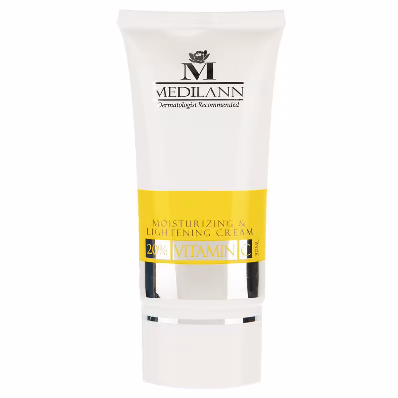 مدیلن کرم مرطوب کننده ویتامین ث   مناسب انواع پوست 30ML