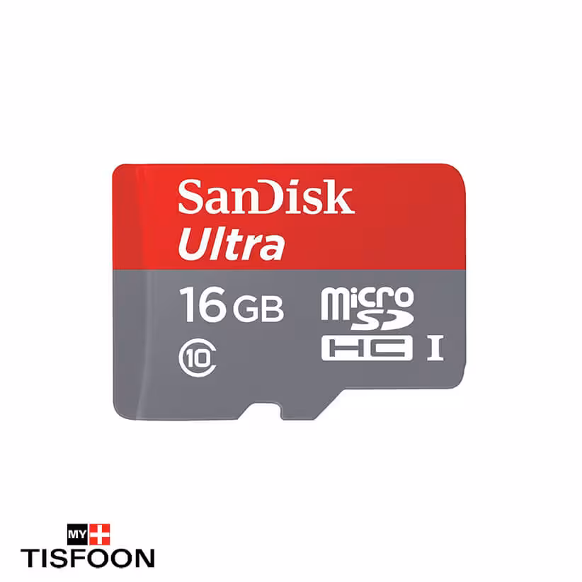 حافظه microSDHC سن دیسک Ultra A1 کلاس 10 استاندارد UHS-I سرعت 98MBps ظرفیت 16 گیگابایت