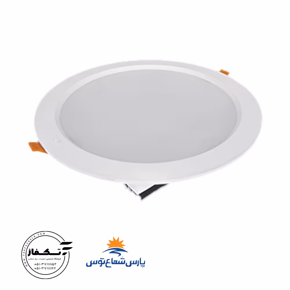 چراغ توکار سولاریس 30 وات دایره رنگ سفیدپارس شعاع توس