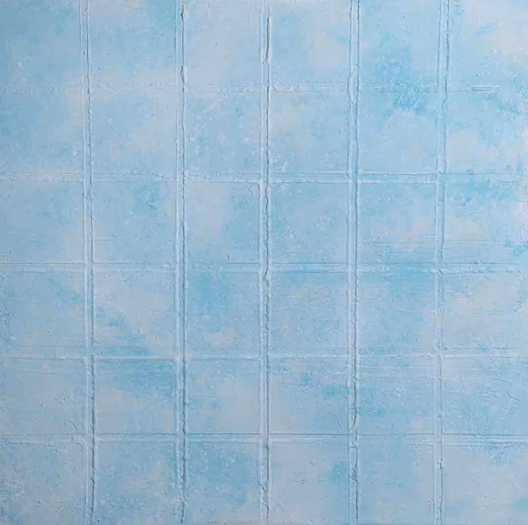 بک دراپ چوبی کد 286 طرح کاشی آبی (در 2 سایز)