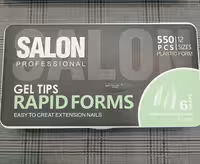ژلیکس قالب دائمی کاشت ژل 550 عددی سالن Salon کد 6
