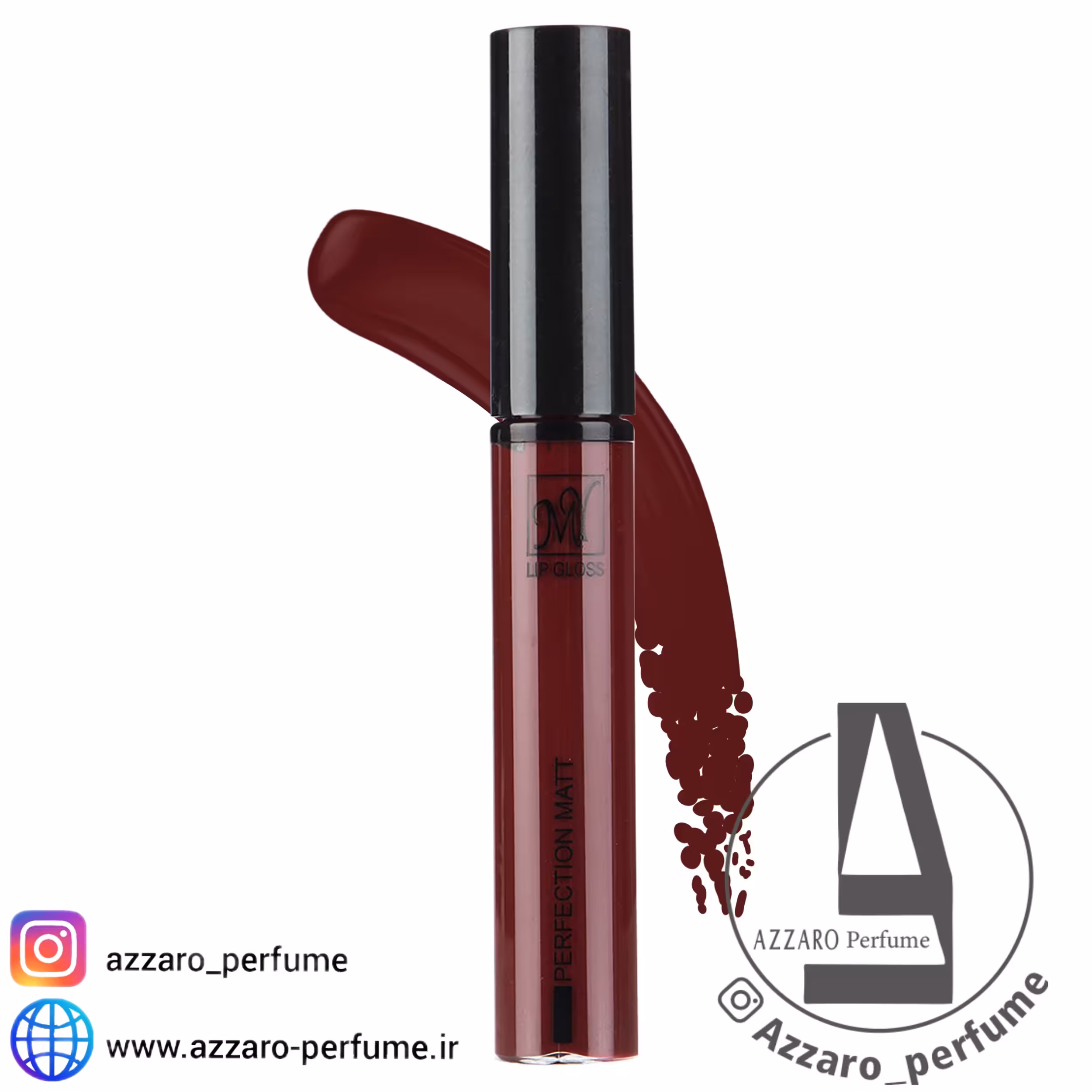 رژ لب مایع مای سری Black Diamond رنگ PURPLE مدل Perfection Matt شماره 10 حجم 9 میل