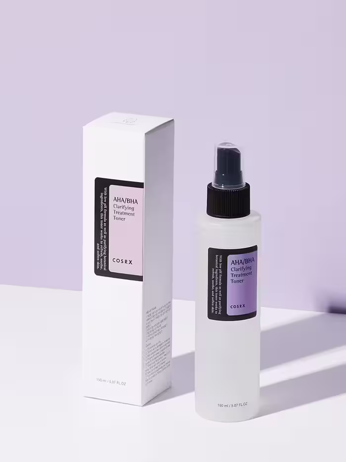 تونر درمانی ضدجوش و روشن کننده کوزارکس اصل 150 میل مدل Cosrx AHA/BHA Clarifying Treatment Toner