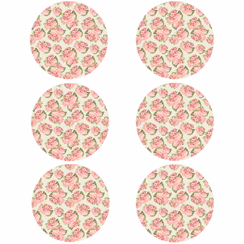 زیر لیوانی چیتوکالا کد Z279 بسته 6 عددی