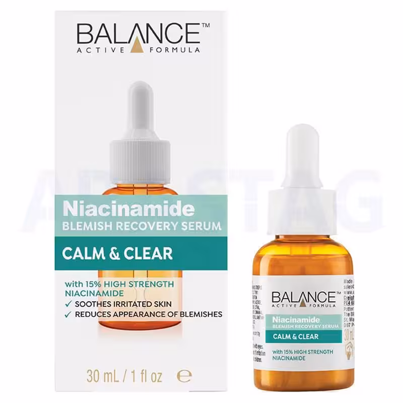 سرم ضدجوش و ضدلک نیاسینامید بالانس حجم 30 میلی