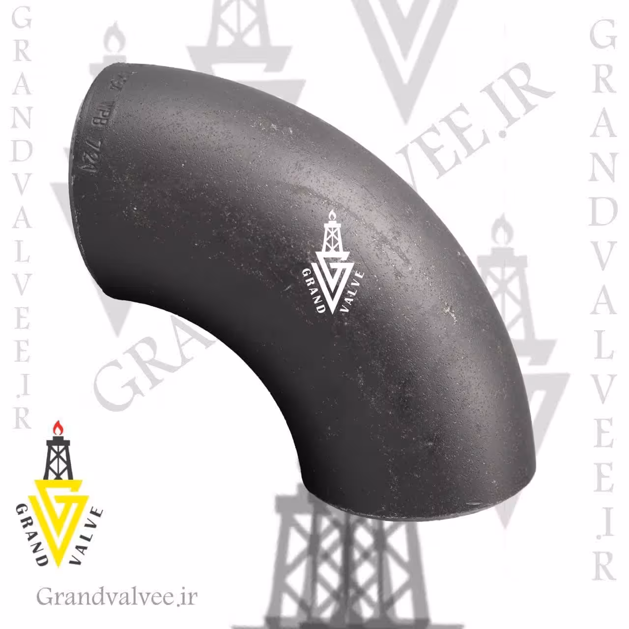 زانو جوشی 3 اینچ 90 درجه رده 40 مانیسمان فولادی بنکن