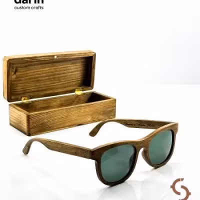 عینک چوبی ماژان برند دارین 010 – DARIN MAZHAN