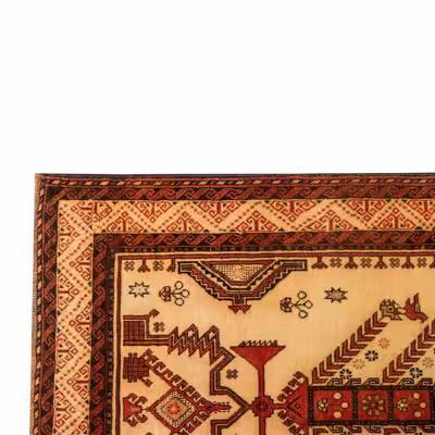 فرش دستبافت دو و نیم متری مدل نقشه بلوچ  کد 72.978