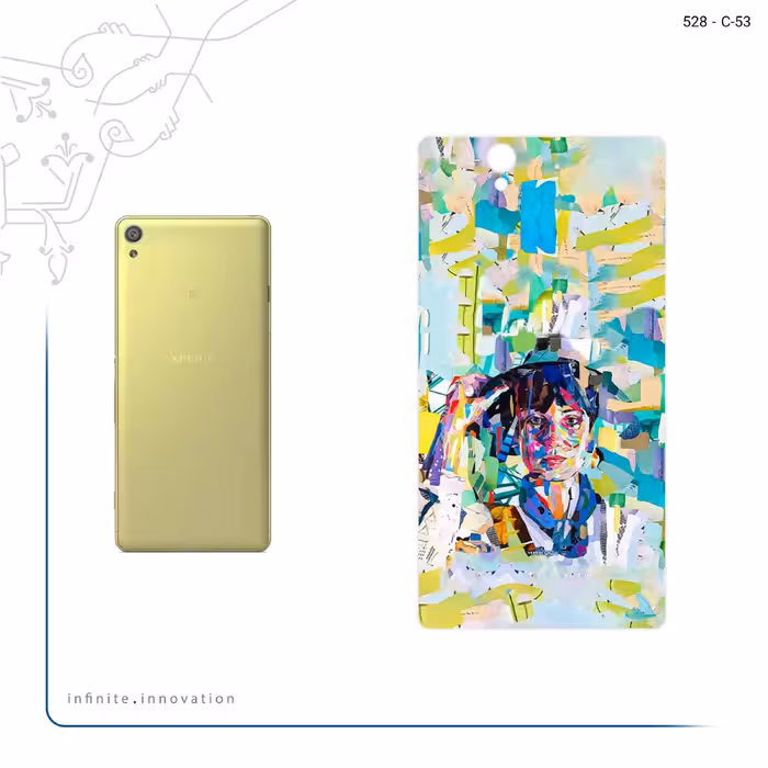 برچسب پوششی ماهوت مدل Collage of Women Portrait 1 مناسب برای گوشی موبایل سونی Xperia X