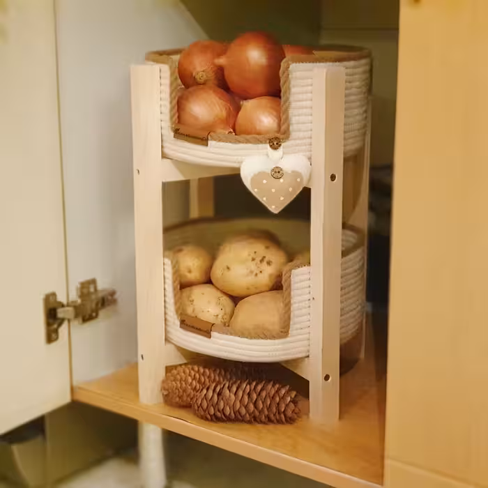 سبد سیب زمینی و پیاز اکوسبدکو مدل kare100