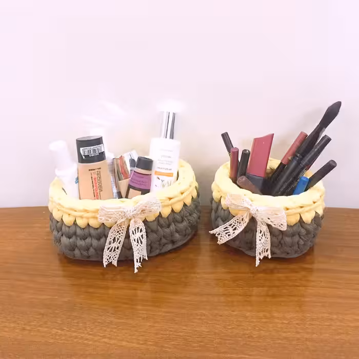 سبد قلاب بافی تریکو کد bb56 مجموعه 2 عددی