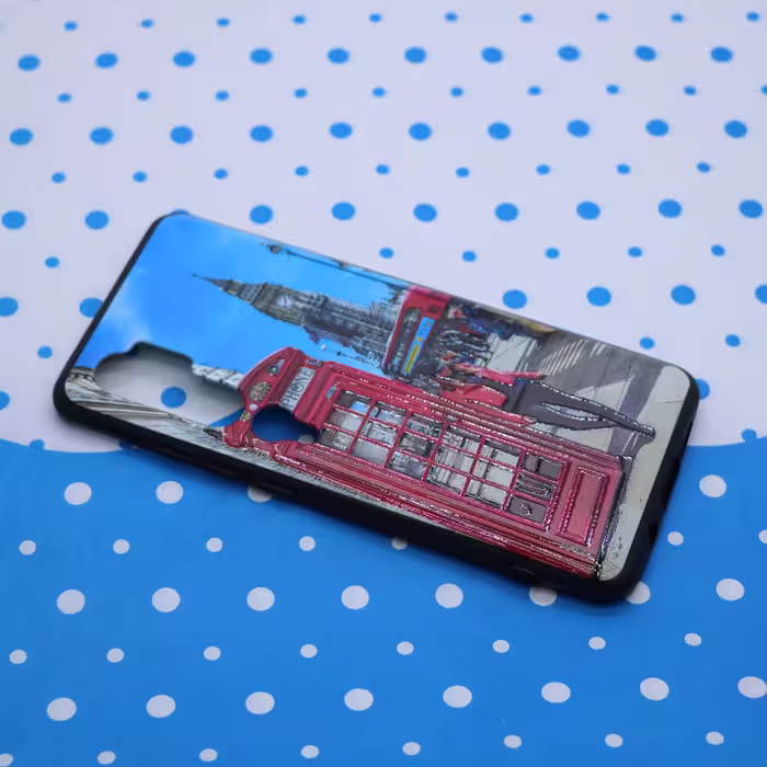 کاور طرح کیوسک قرمز مدل Happy مناسب برای گوشی موبایل شیائومی MI NOTE 10 / MI NOTE 10 PRO
