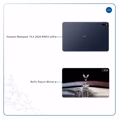 برچسب پوششی ماهوت مدل Rolls-Royce Motor مناسب برای تبلت هوآوی Matepad 10.4 2020 BAH3-L09