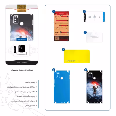 برچسب پوششی ماهوت مدل Tomb Raider Game Series-FullSkin مناسب برای گوشی موبایل اینفینیکس Smart 6 X657B