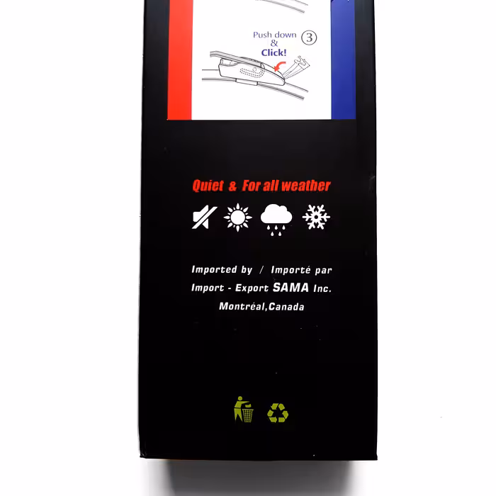 تیغه برف پاک کن ساما وایپر بلید مدل هیبرید مناسب برای رانا بسته دو عددی