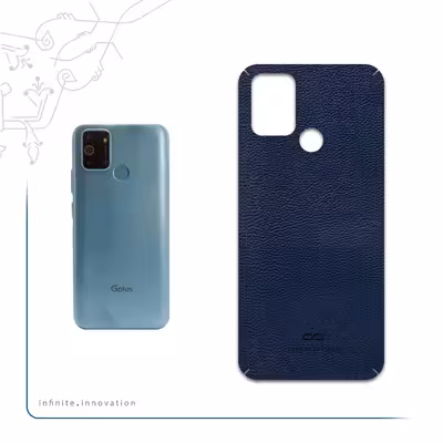 برچسب پوششی ماهوت مدل Deep-Blue-Leather مناسب برای گوشی موبایل جی پلاس S10 2022