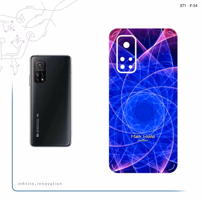 برچسب پوششی ماهوت مدل Mathematical Geometric Shape 9 مناسب برای گوشی موبایل شیائومی Mi 10T Pro 5G