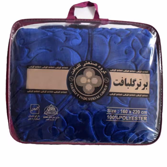 پتو گلبافت مدل برتر یکنفره سایز 220×160 سانتی متر