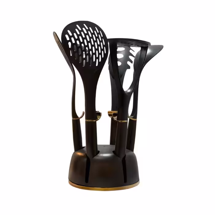 سرویس کفگیر و ملاقه 7 پارچه مدل كاريزما كد 1