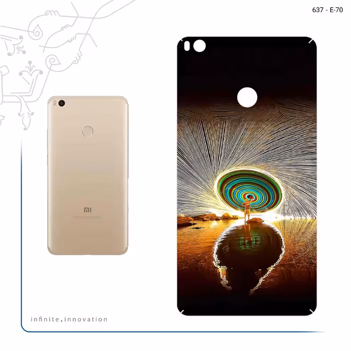 برچسب پوششی ماهوت مدل Night Light Fountain مناسب برای گوشی موبایل شیائومی Mi Max 2